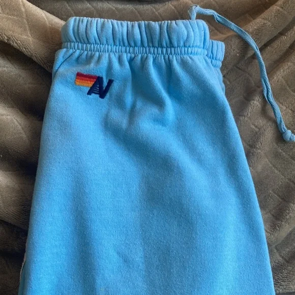 Aviator Nation Sweatpants with White Lightning Bolt XS - Picture 2 of 3